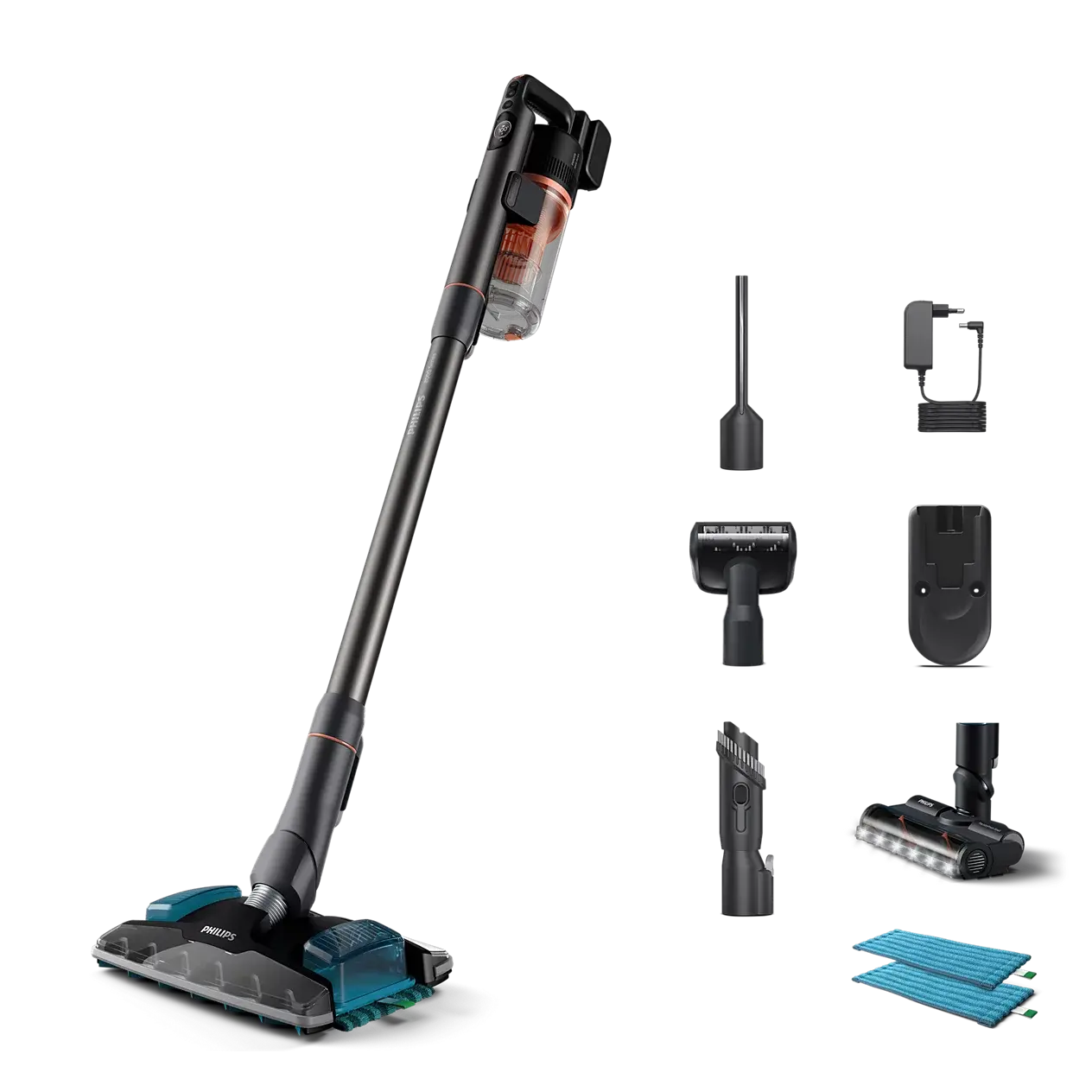 Philips XC8054/01 Aqua Plus 8000 Serisi Islak Kuru Dikey Şarjlı Süpürge
